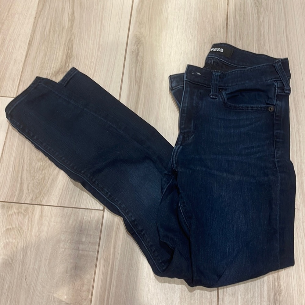 Express Dark Wash jeans. Size 2 short.